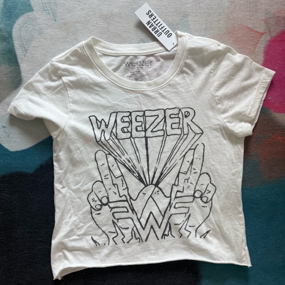 Urban Outfitters White Graphic Tee